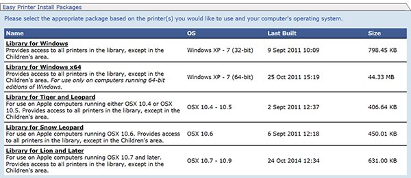 wireless printing installer